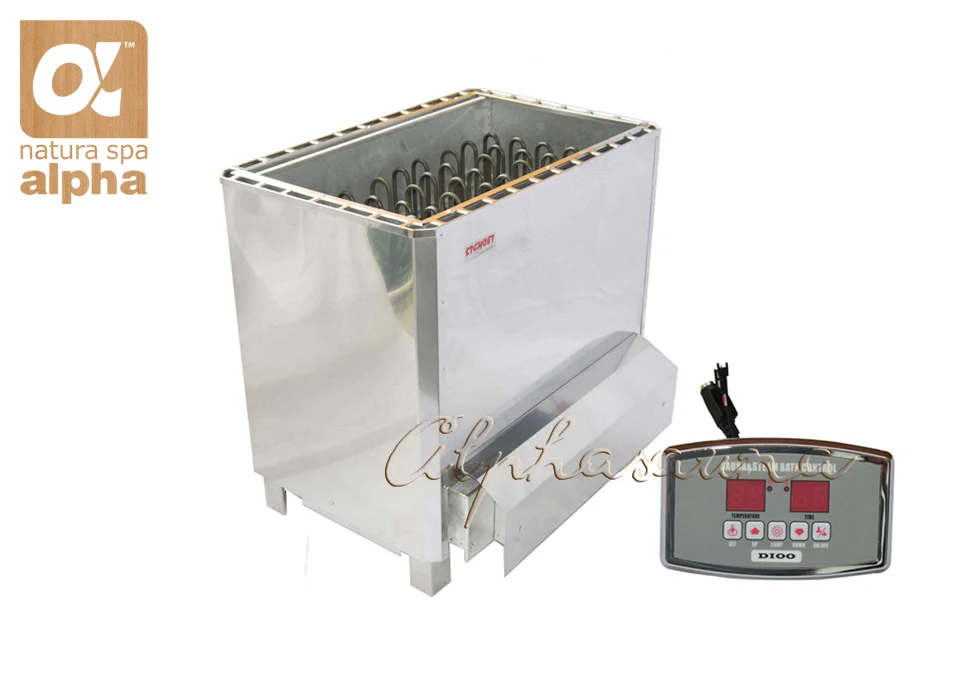  Free shipping 27KW380-415V 50/60HZ sauna heater with stainless steel shell and controller ST-135T s