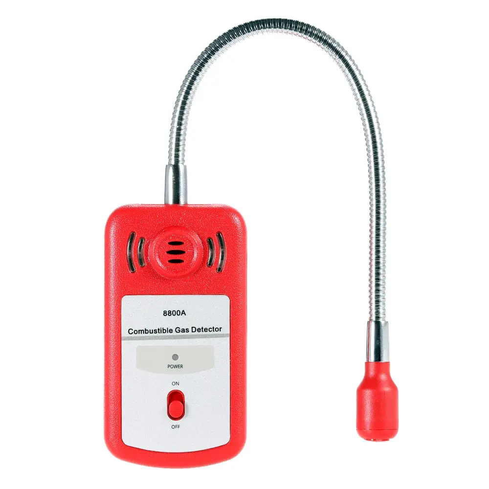

Sensitive Gas Analyzer Combustible Gas Detector Portable propane Gas Leak Location Determine Tester gas meter Sound-light Alarm