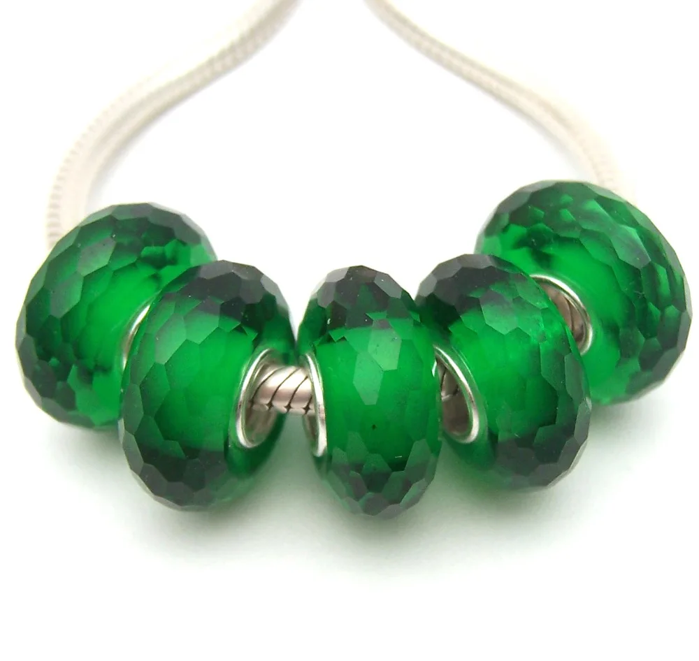 

JGWGT 06 5X 100% Authenticity S925 Sterling Silver Beads Murano Glass beads Fit European Charms Bracelet diy jewelry Lampwork