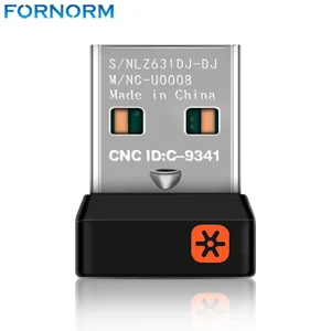Fornorm Беспроводной приемник ключа для logitech Unifying Беспроводной клавиатура M215 M235 M325 M545 M705 6-канальный USB адаптер - изображение