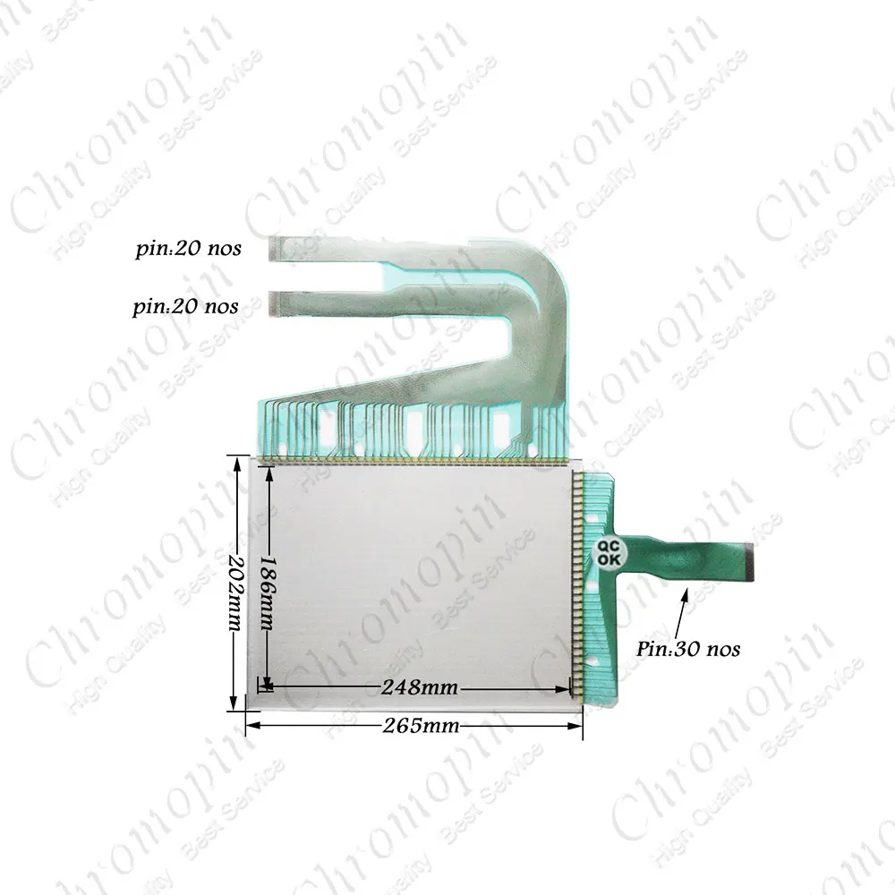 US $312.78 Touch panel screen for GE FANUC QPLCGDE0000 QPLCGDE0000AQPL2D100C2P QPL2D100C2PB QPL21100C2P GQPL2D100C2P