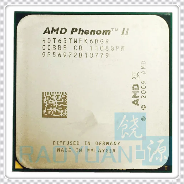 Процессор AMD Phenom X6 1065T X6-1065T 2,9 GHz шестиядерный процессор HDT65TWFK6DGR 95W Socket AM3 938pin