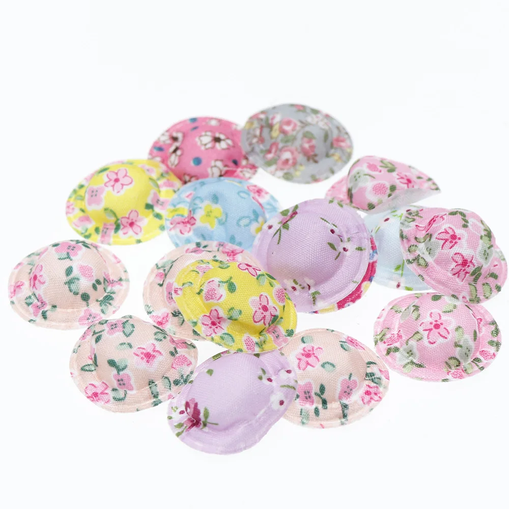 100pcs/lot Mix Style Mix colors Mini Doll Hat Beautiful Girls Toy Fashion Doll Classic Dolls Fashion Baby Toy miniature figurines miniature ornament