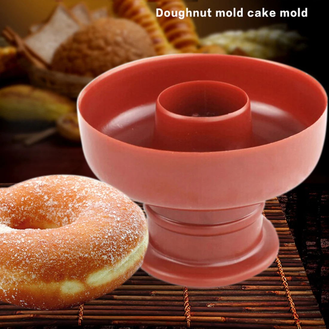 

1pc Donut Mold Dessert Tool Fondant Mold DIY Tool Desserts Sweet Food Bakery Baking Cookie Cake Mould Random Colors