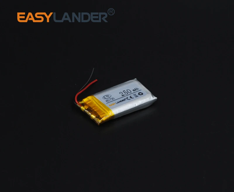 451730 3 7 V 250mAh полимерный литий-ионный аккумулятор для bluetooth гарнитуры браслет