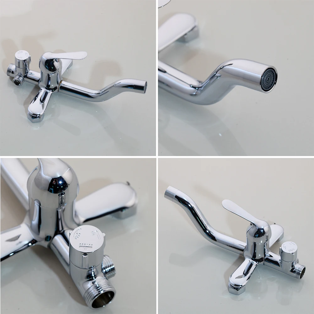 KEMAIDI 1SET Bath Shower Faucets Set Bathroom