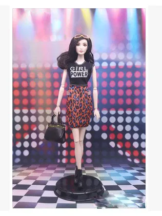 Одежда для куклы; платье; брюки для куклы Барби; 1:6; BBI362 - Цвет: 210 a dress