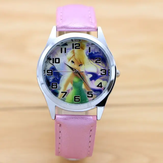 Tinkerbell PRINCESS Quartz Kids Sports fashion cartoon leather Watch Wristwatch Tinkerbell PRINCESS Quartz Kids Sports fashion cartoon leather Watch Wristwatch