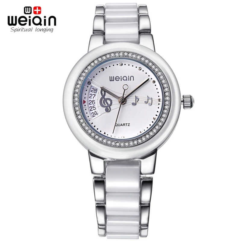 

WEIQIN Brand Women Watch Silver Fashion Watches Ladies Date Shock Resistant Analog Quartz Dress Watch Female Anniversary Gift