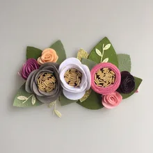 

baby girl flower headband children elastic hair Band world cup russia 2018 hair accessories factory European and American