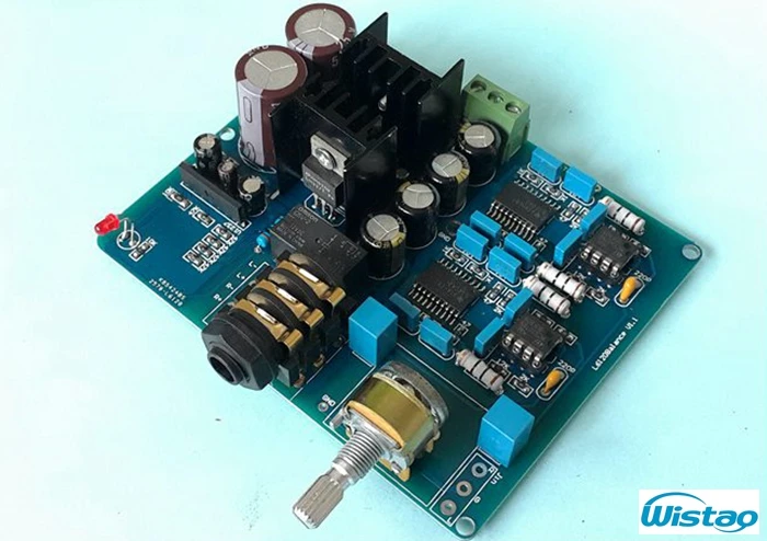 IWISTAO Balanced Headphone amplifier HIFI TPA6120A2 AMP 16~600 Ohms 750mW/300 ohms 6.35 Headphones / Four-core XLR Output Black IWISTAO Balanced Headphone amplifier HIFI TPA6120A2 AMP 16~600 Ohms 750mW/300 ohms 6.35 Headphones / Four-core XLR Output Black