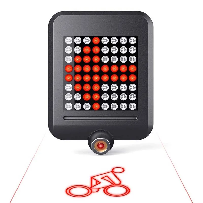 

USB Rechargeable Bicycle Back Turn Signal Lamp Tail Light Intelligent Induction Road Bike Waterproof MTB Turning Lantern Lights