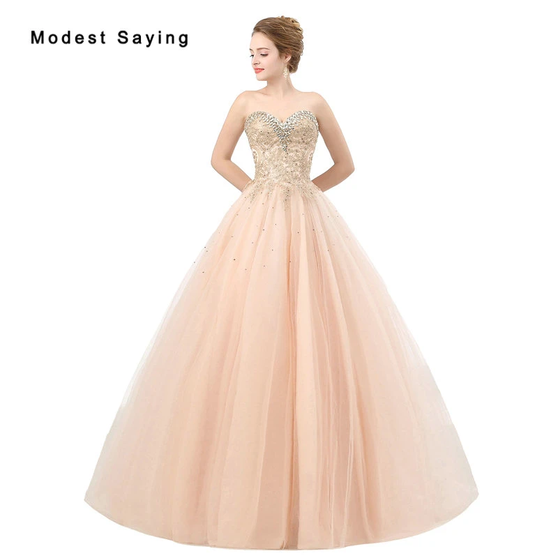 pink beaded evening gowns