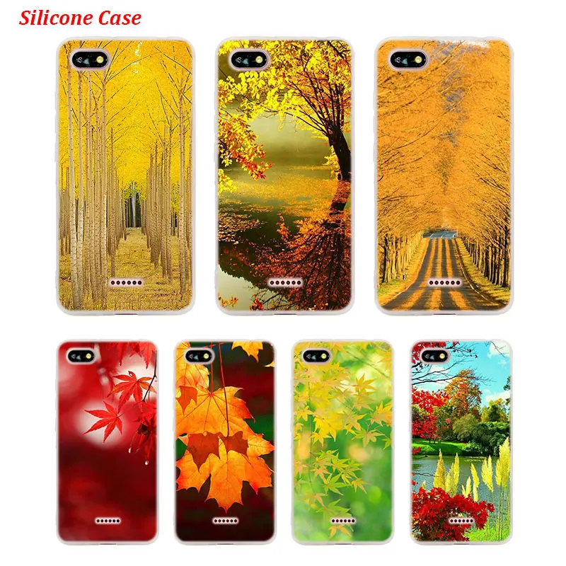 

Silicone Phone Case The feeling of autumn for Xiaomi Redmi S2 Note 4 4X 5 5Pro 5A Plus 6 6A 7 Pro Cover