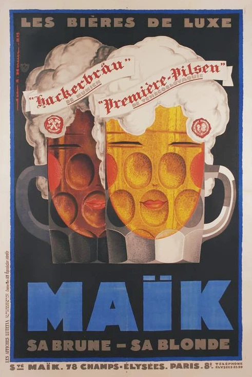 Retro Advertising Posters MALK Beer Wine Ads Classic Wall Sticker Canvas Paintings Decorative Vintage Poster Home Bar Decor Gift | Дом и сад