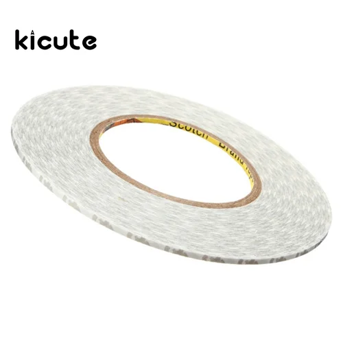 

White Double Sided Adhesive Sticky Tape Cell Phone LCD Panel Screen 3mm*50m FREE SHIPPING