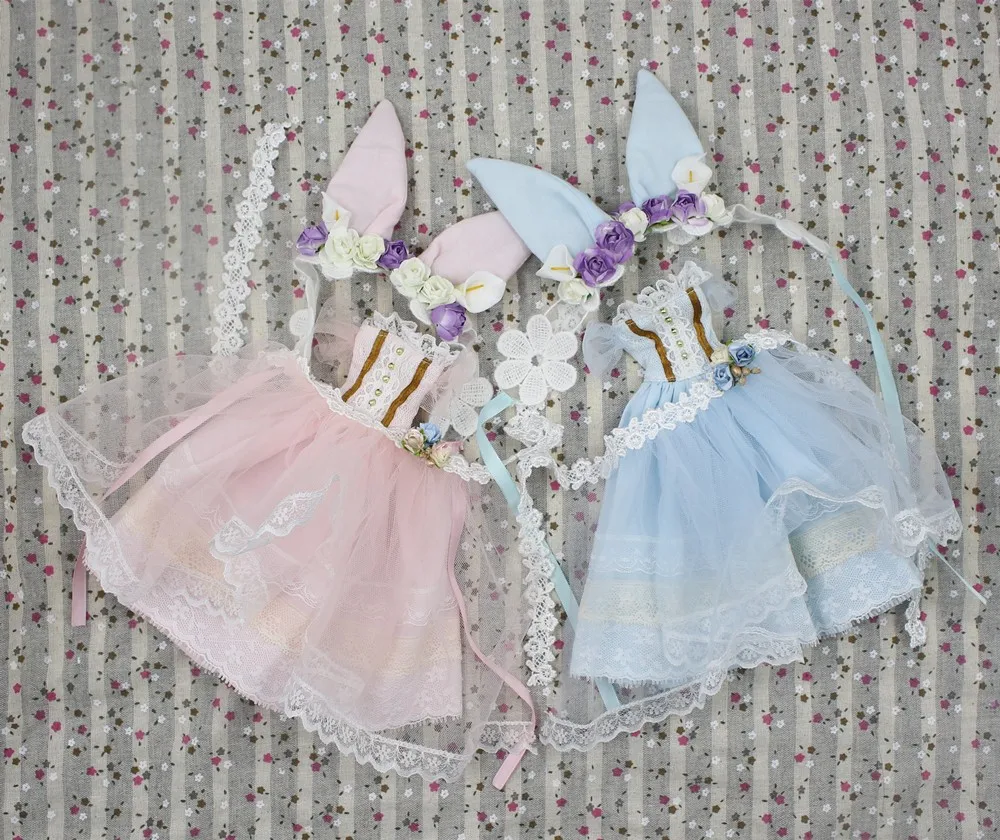 Fortune Days Blyth ICY DBS BJD doll Princess dress Two color for choosing,Hair decoration,Veil Super princess style dressing
Fortune Days Blyth ICY DBS BJD doll Princess dress Two color for choosing,Hair decoration,Veil Super princess style dressing