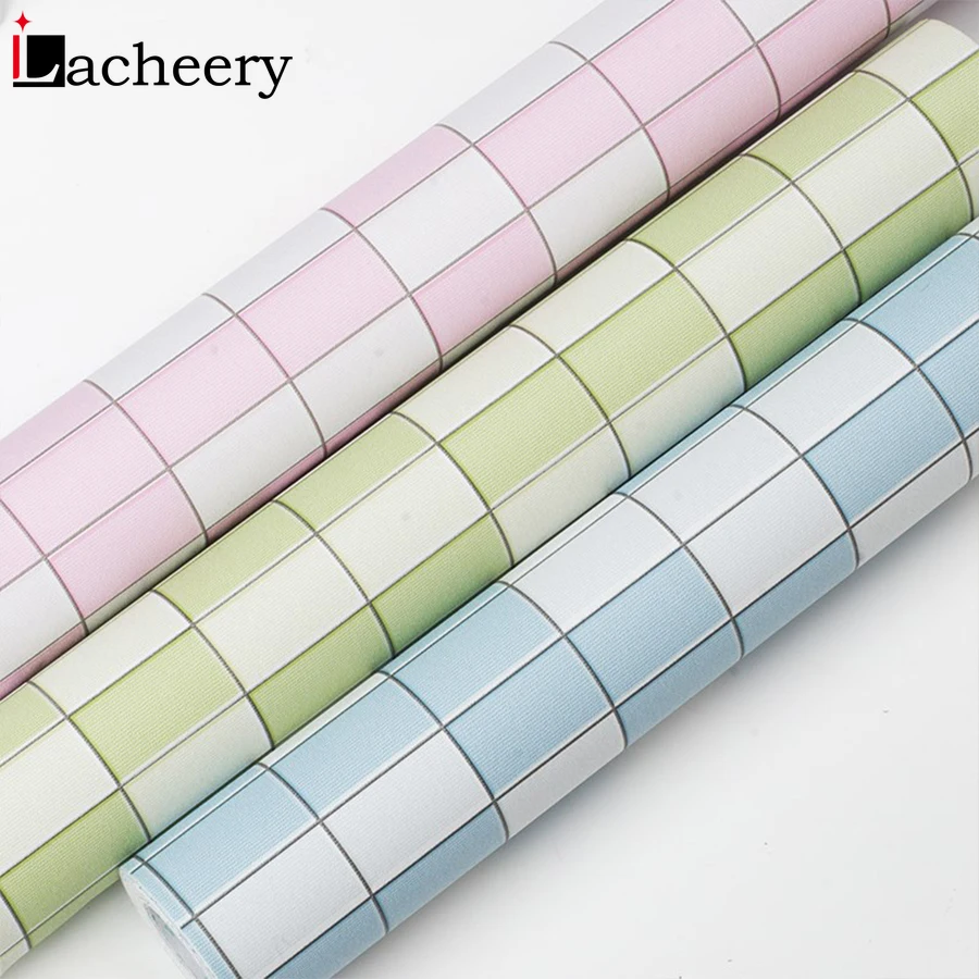 3M/5M/10M Modern PVC Mosaic Tile Wallpaper Roll Vinyl Self Adhesive Contact Paper Kitchen