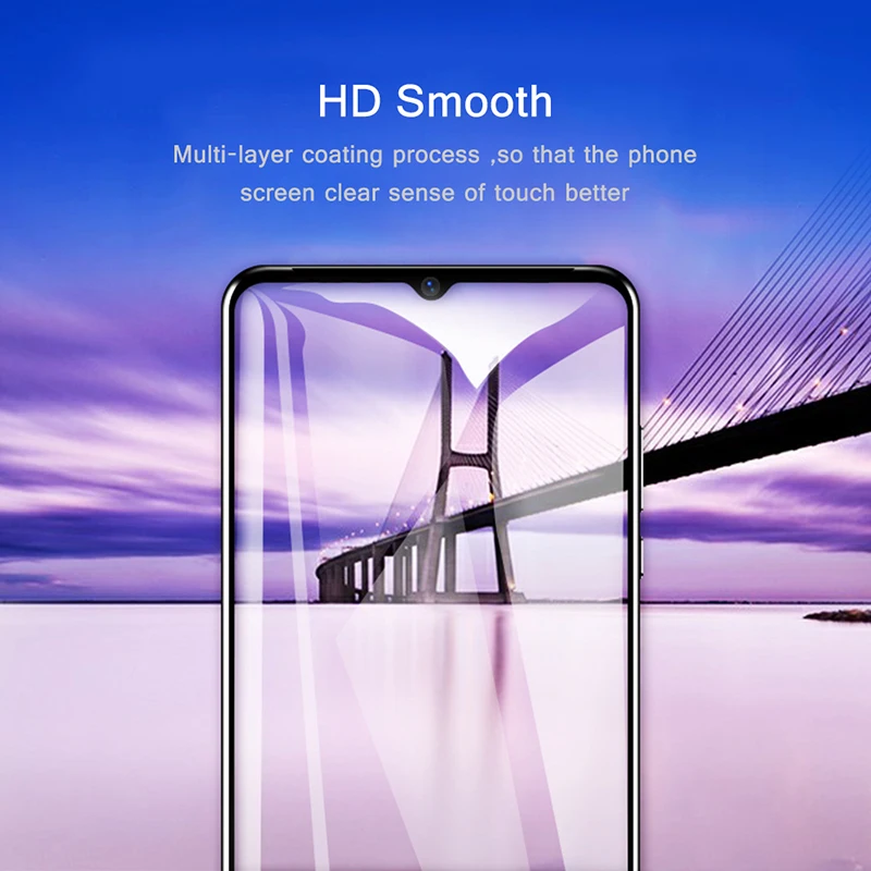 Стекло Raugee для Meizu Note 9 закаленное стекло полное покрытие краев клей Передняя