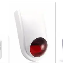 Новая Проводная сигнализация наружная Водонепроницаемая Вспышка Сирена звук стробоскоп Вспышка Сирена для Wif GSM PSTN домашняя охранная сигнализация