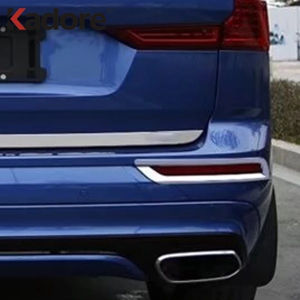 Для Volvo XC60 XC 60 2018 2019 Chrome задний бампер отражатель ВОГ свет лампы рамка Обложка