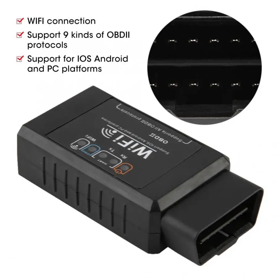 WIFI OBD2 OBDII CAN шина автомобильный диагностический инструмент Автомобильный сканер