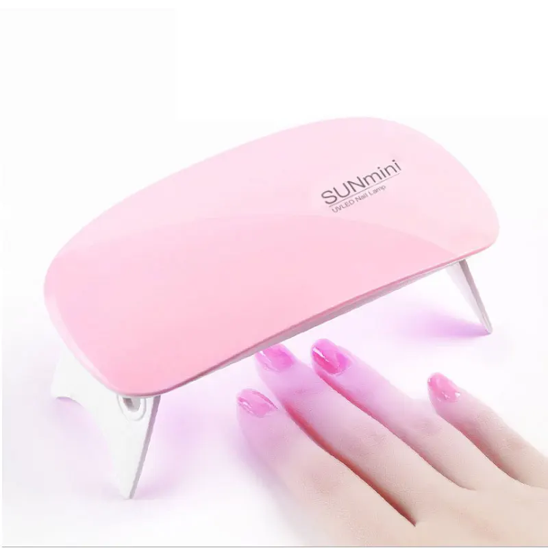 

6W Nail Dryer LED UV Lamp Micro USB Gel Varnish Curing Machine For Home Use Nail Art Tools Nail For Lamps
