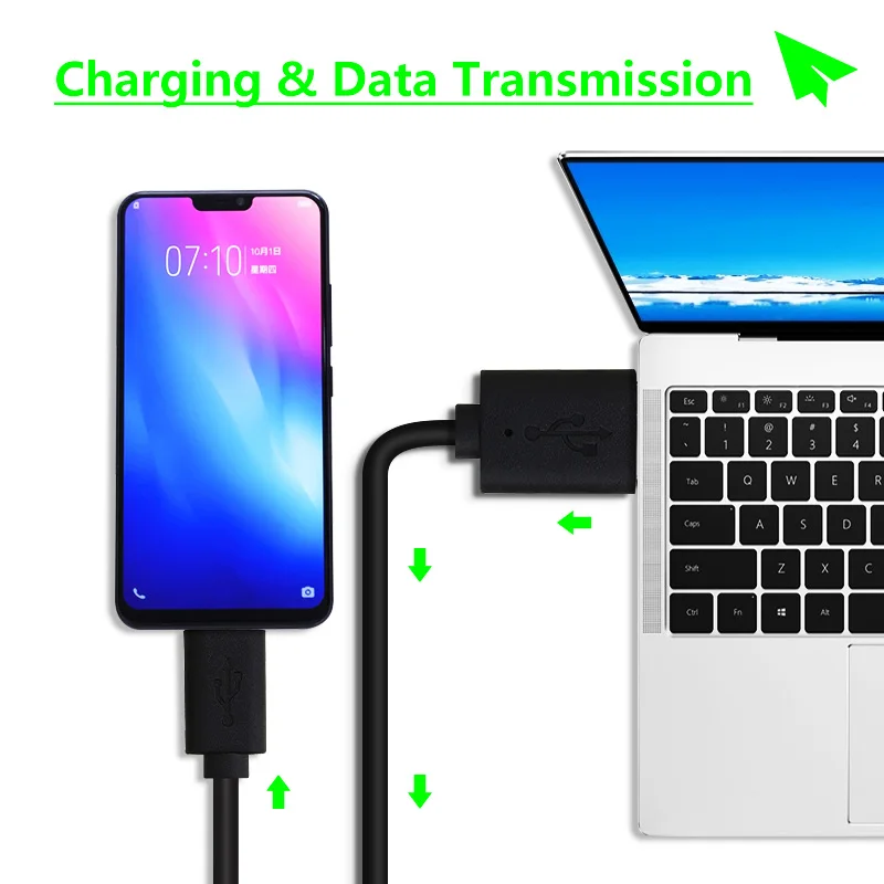 10 шт./лот Micro USB 0 3 м 1 5 зарядное устройство Синхронизация данных адаптер кабель для