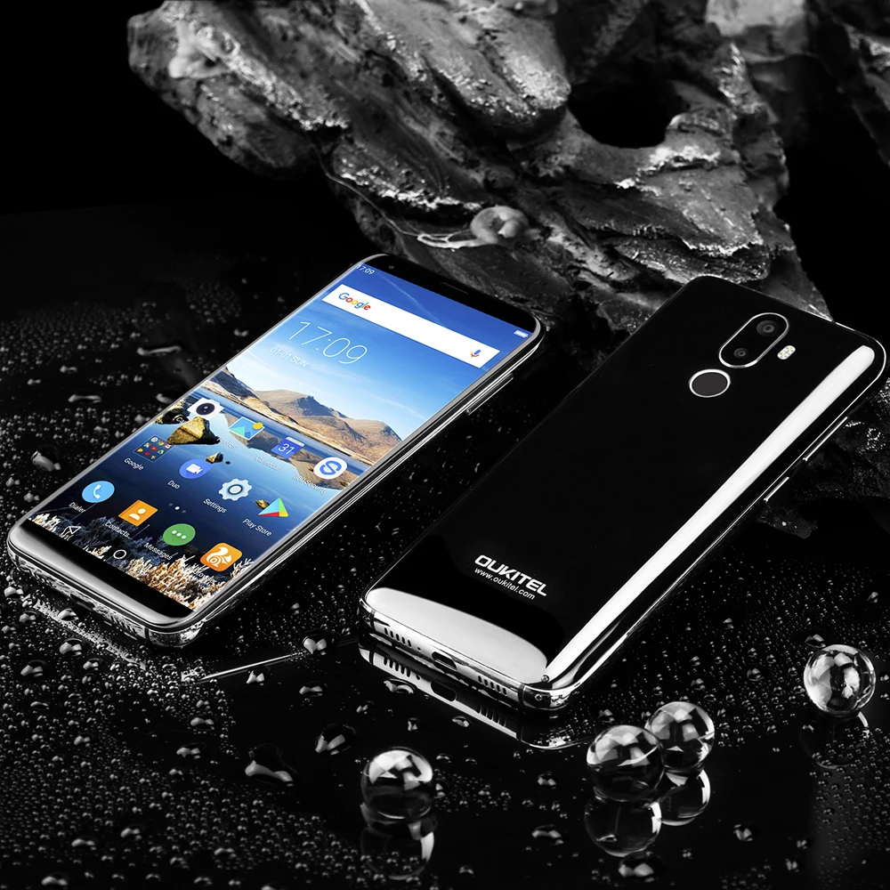 Oukitel K5 5 7 &quotAndroid 0 смартфон 18:9 Дисплей MTK6737T 2G RAM 16G ROM 4 ядра 4000 mAh 3 камер отпечатков