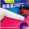 Red/Translucent/Black Silicone Rubber Sheet 500x500mm 1mm Silicone Sheeting for Vacuum Press Oven Heat Resistant Silicone Matt ► Photo 2/6