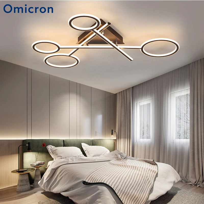 

Omicron Modern Chandeliers White Aluminum Body Lollipop Creative Warm Lamp For Living Room Bedroom Dining Room Lighting Fixture