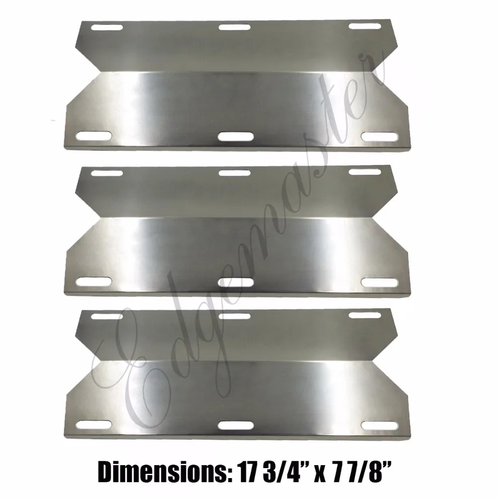 

Hisencn 17.8 inch 3pcs Stainless Steel Grill Heat Plate, Heat Tent, Burner Cover, Vaporizor Bar, and Flavorizer Bar for Jenn-Air