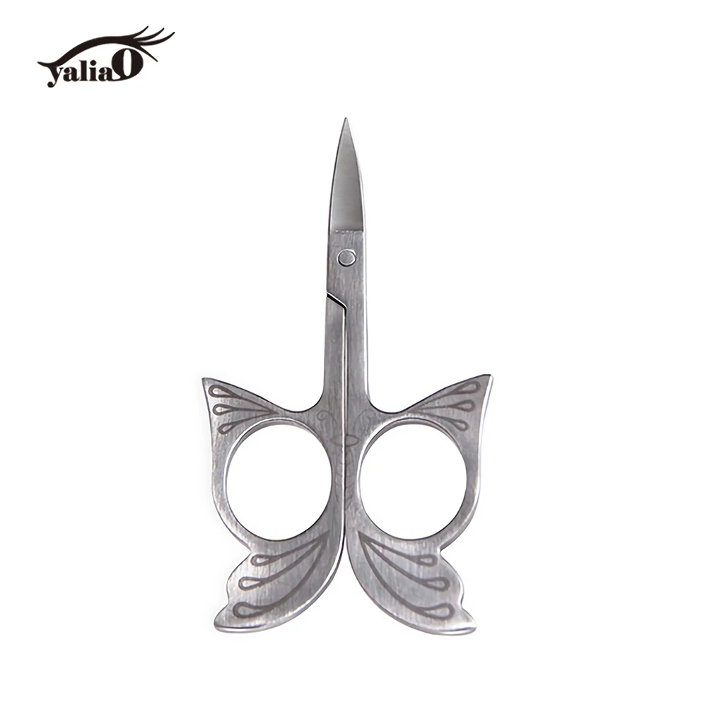 

YALIAO Stainless Steel Sharp Tip Eyebrow Makeup Scissors Manicure Face Hair Trimming Tweezer Scissors Make Up Beauty Tool