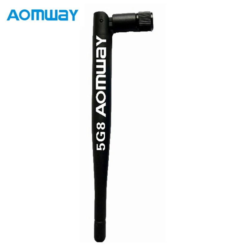 AOMWAY 5.8G 5DBi High Gain Omni Directional FPV Antenna Black for RC