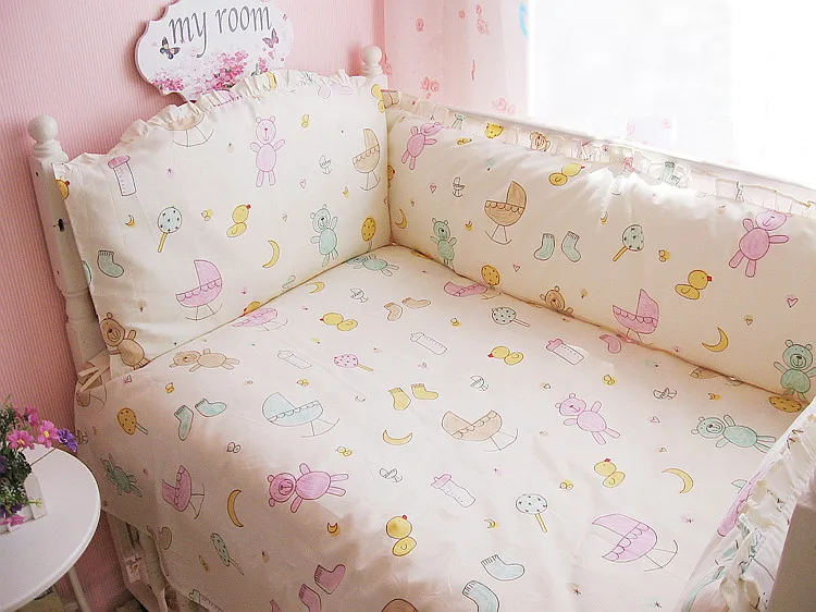 الترويج! 6 قطع مجموعة مفروشات الساخن قطعة الطفل الفراش مجموعة الطفل المطرزة جناح (مصدات + ورقة + وسادة غطاء) الترويج! 6 قطع مجموعة مفروشات الساخن قطعة الطفل الفراش مجموعة الطفل المطرزة جناح (مصدات + ورقة + وسادة غطاء)