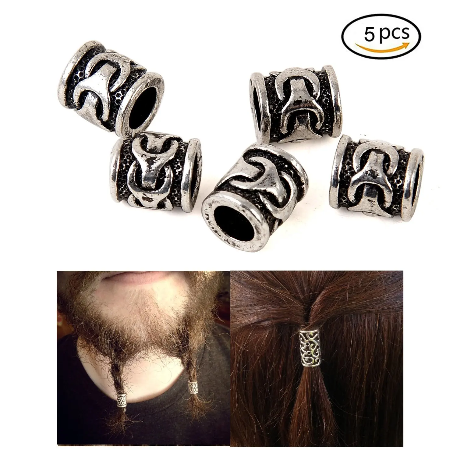 

Viking Beads for Beards Hair Beads for Hair Viking Bracelet Jewelry Making Beads Findinds
