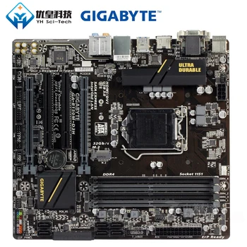 

Gigabyte GA-B150M-D3H Intel B150 Original Used Desktop Motherboard LGA 1151 i7 i5 i3 DDR4 64G SATA3 USB3.0 DVI VGA M.2 Micro-ATX