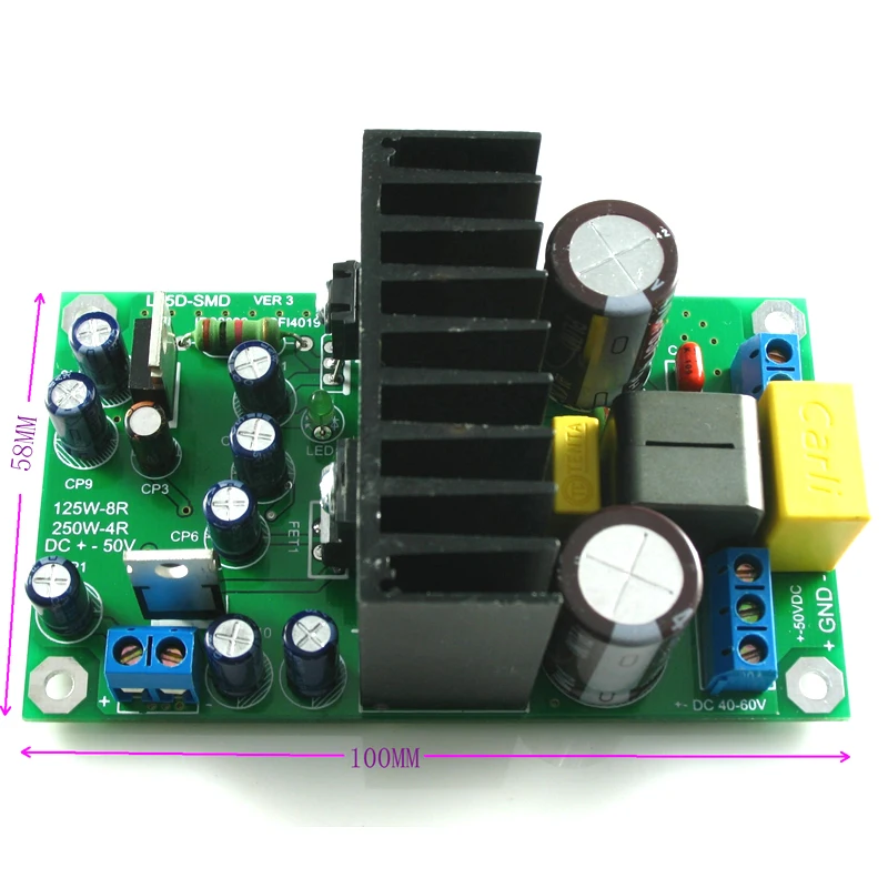 Lusya L15DSMD IRS2092S High power 250W Class D Audio Digital Mono Amplifier Board F4-003