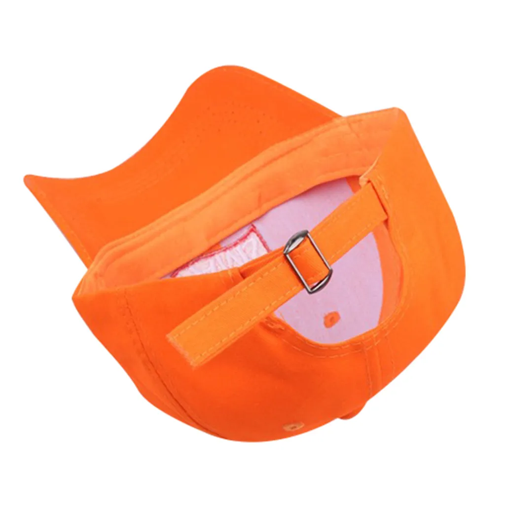 Orange FAMS Letter Outdoors Visor Baseball Caps Women Men Unisex Summer Baseball hat Adjustable Hat mens baseball caps#W