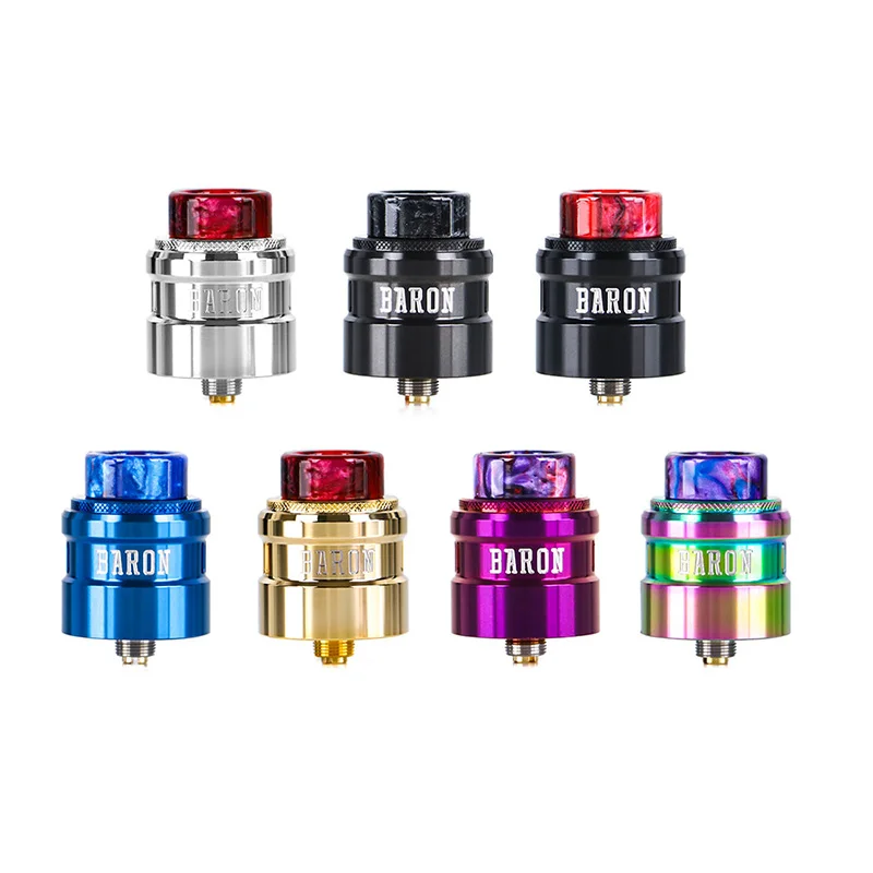 

2pcs/lot Geekvape Baron Squonk RDA Multifunctional airflow system Geekvape 24MM RDA vape atomizer rebuildable Vaporizer Tank