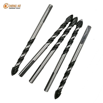 

CHENG KE 5Pcs/Set 8mm ceramic glass drill bit brand extended edition professional high carbon steel square shank drill