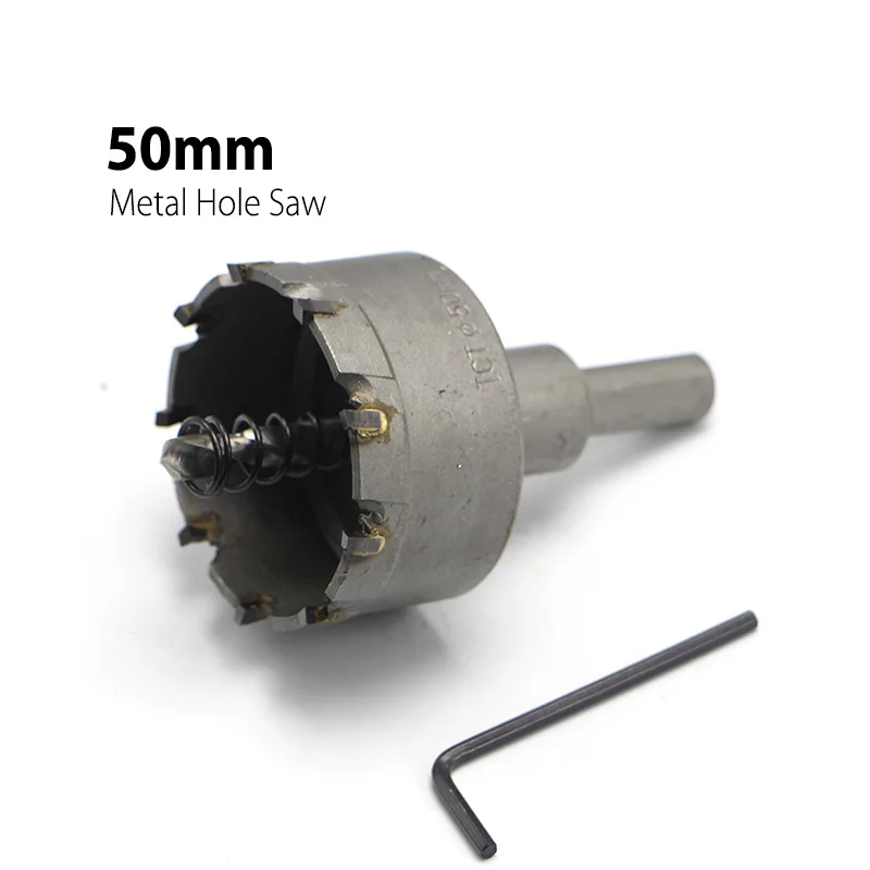 50mm 1.97" Core Drill Bit Metal Hole Saw Drill Bit for Steel Metal Alloy Cutter Multi toolin