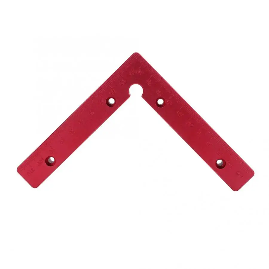 90 Degree Positioning Clamp Aluminum Alloy Woodworking Carpenter Right Angle Square Ruler L Shape Corner Arrows Welding Tool