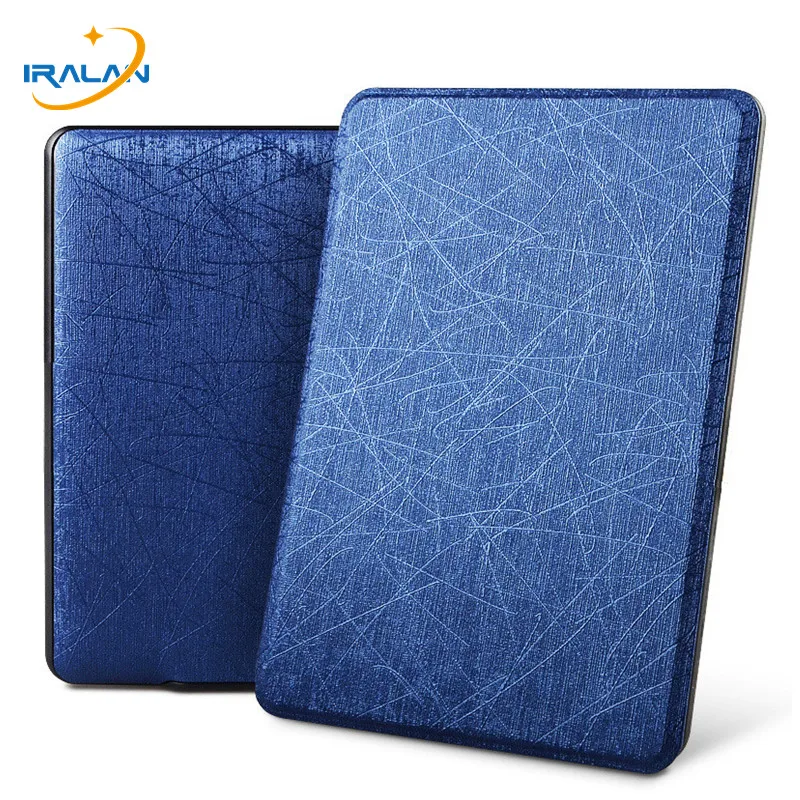 Тонкий Шелковый Чехол книжка из искусственной кожи для всех New Kindle Paperwhite 4 6 &quot2018 10