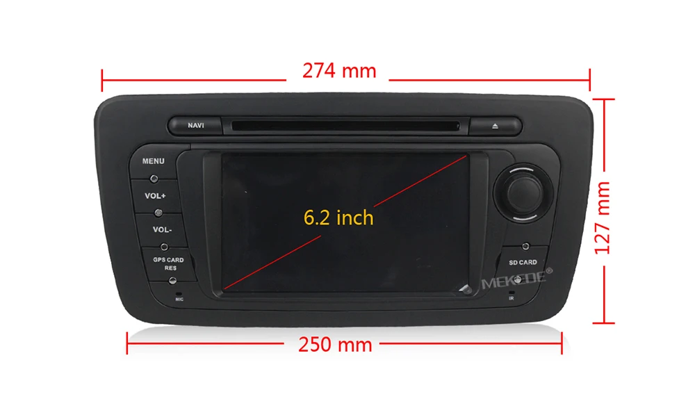 Top New arrival! Mekede android 8.1 Car multimedia system car GPS DVD player for Seat Ibiza 2009 2010 2011 2012 2013 wifi BT RDS FM 3