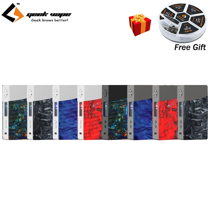Оригинальный Geekvape Nova бокс мод 200 Вт AS200 чип Vape питание от двух аккумуляторов 18650