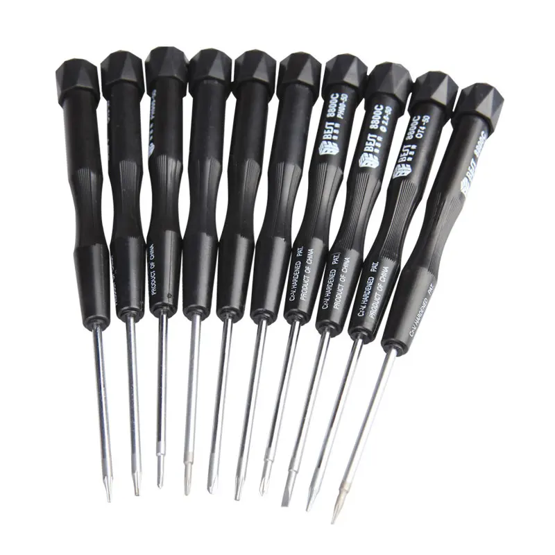 Лучший набор отверток 10 в 1 T3 T4 T5 T6 P2 P5 PH00 PH000 Y2.5 плоский 2 0 дюйма|opening repair tool kit|tool kitopen