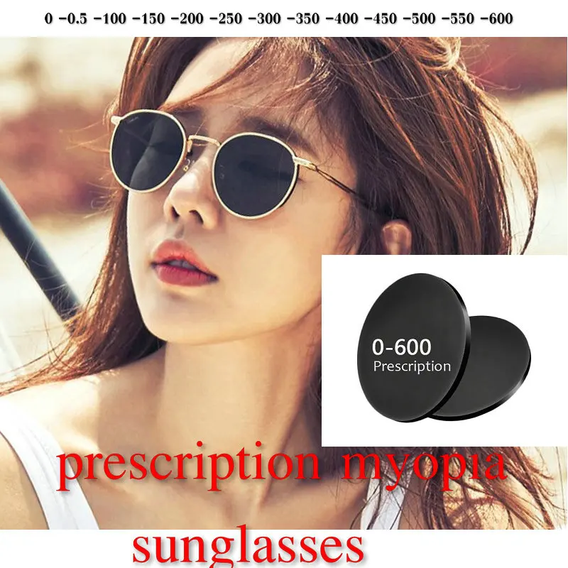

Fashion Myopia Sunglasses For Women Men Short sighted Optics Eyewear Prescription Polarized Sunglasses Vintage Women Glasses NX