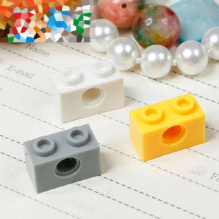 

Elements Brick Parts Technic 3700 Brick 1x2 with Hole Classic Piece Building Block Toy Accessory Bricklink 357