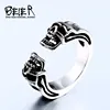 BEIER  Dropshipping Biker Skull Ring For Man Stainless Steel Unique Punk Men Cool Vintage good luchky Jewelry BR8-494